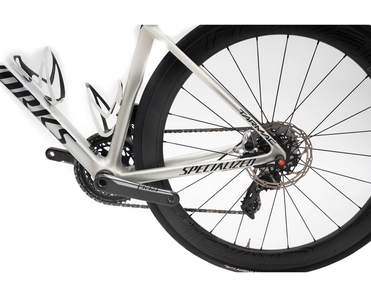 2019 Specialized Tarmac SL6 S-Works Disc Etap Met Wht Sil/Lt Sil 54 (CPO)