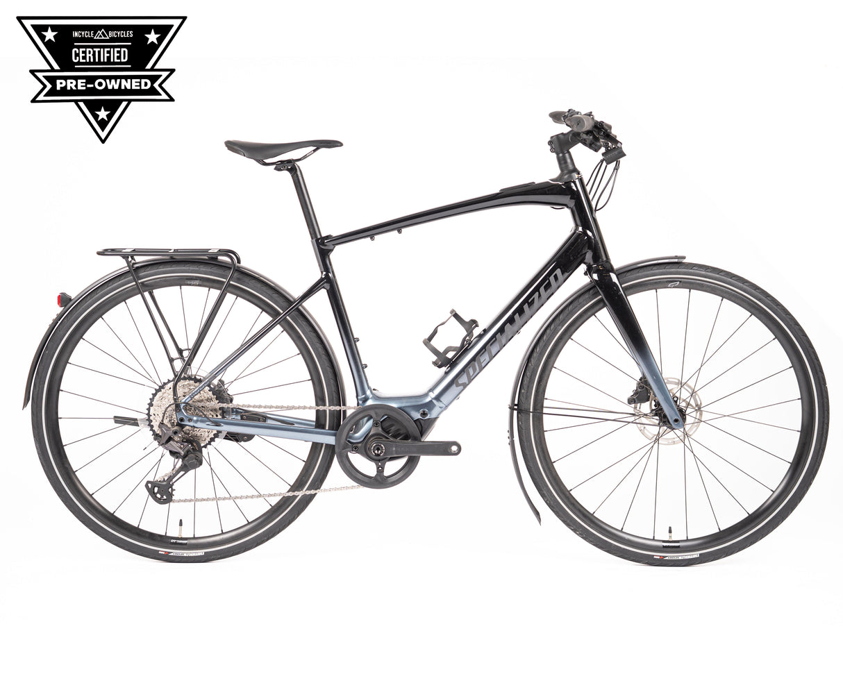 2021 Specialized Turbo Vado SL 5.0 EQ TarBlk/CstBtlshp/Blk LG (CPO)