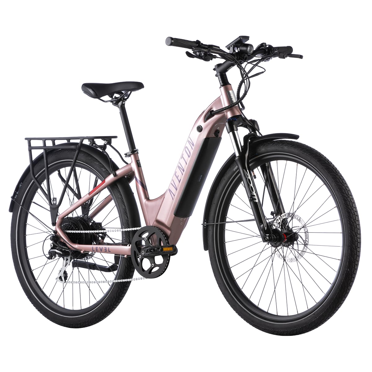 Level V2 Step-Thru Electric Bike - Pink
