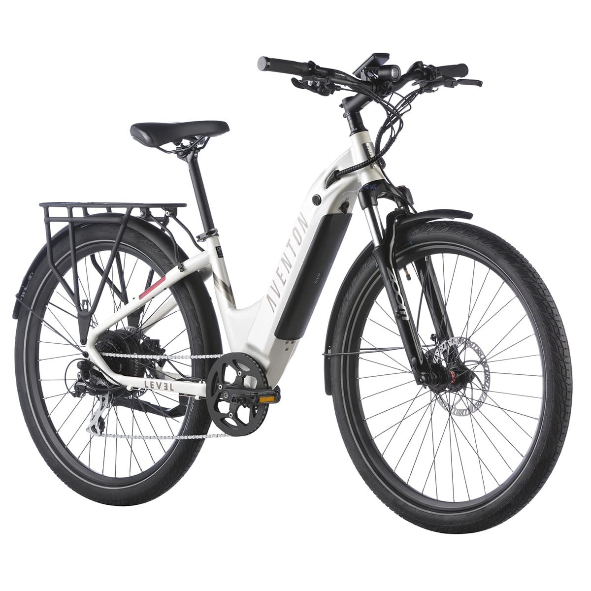 Level V2 Step-Tru Electric Bike - White